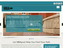 Tablet Screenshot of mbagrad.org